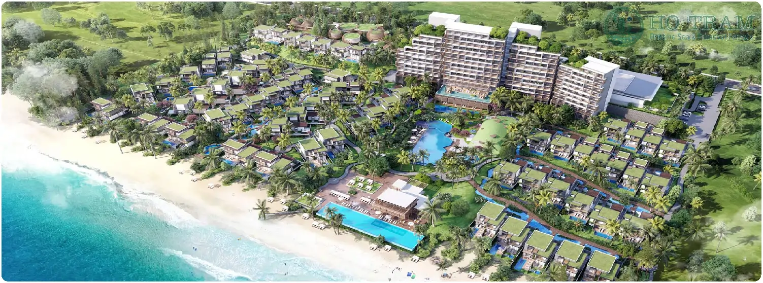 Góc nhìn view toàn cảnh dự án nghỉ dưỡng hyatt regency hồ tràm