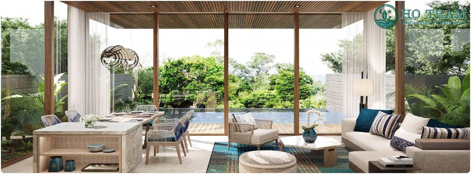 không gian tiện ích bên trong Villa Hyatt Regency Hồ Tràm