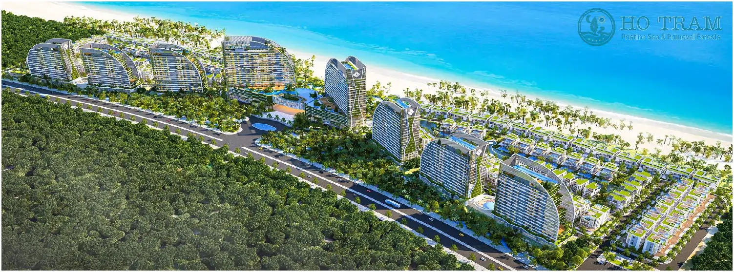 Phối cảnh tổng quan dự án Charm Resort Hồ Tràm - Hồ CHí Minh